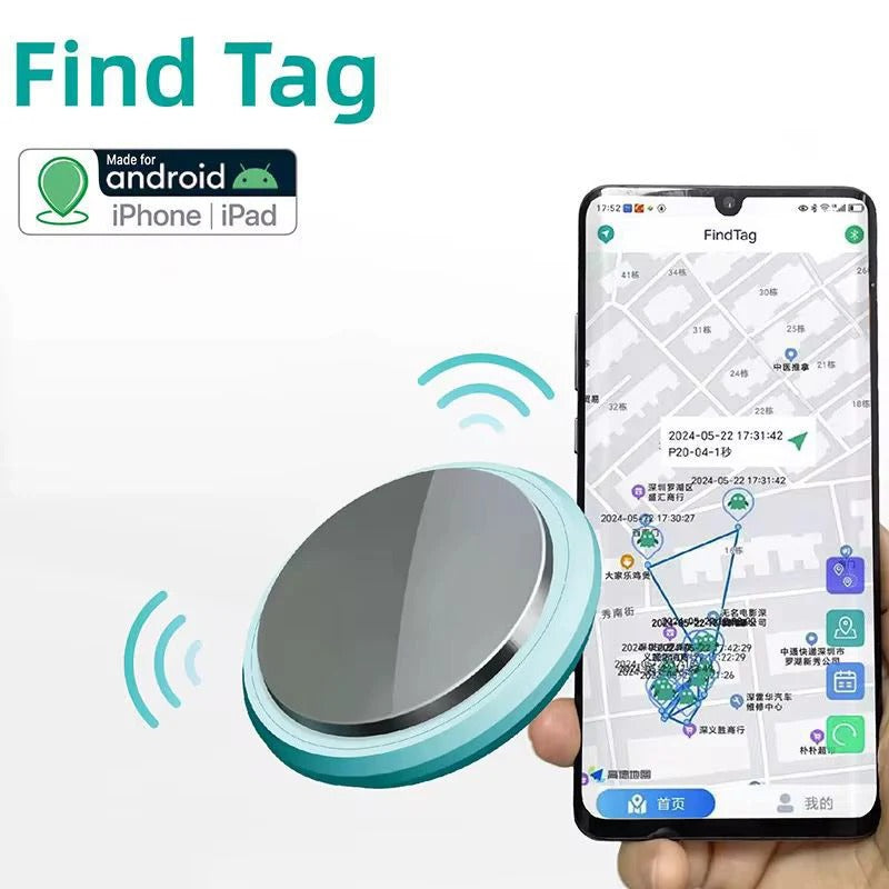 Smart Bluetooth Tracker Tag (Compatible with Apple Find My)